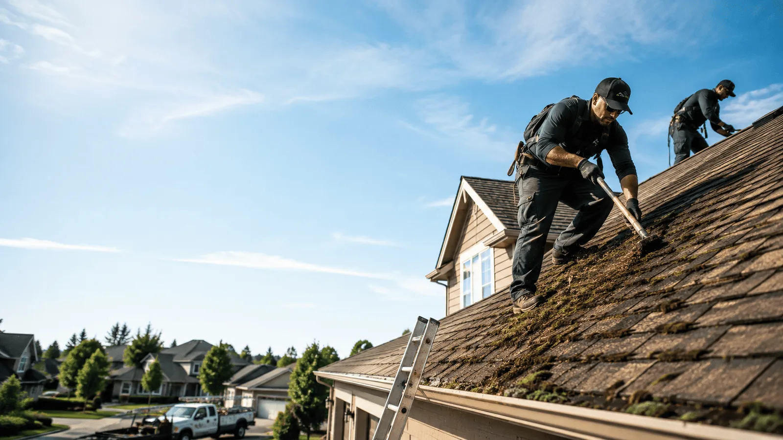 Roof Moss Removal in Kinta, OK near me